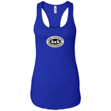 Load image into Gallery viewer, HCP4x4 black &amp; white logo 2-sided print NL1533 Next Level Ladies Ideal Racerback Tank