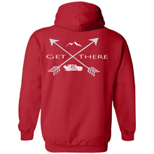 Load image into Gallery viewer, RORA white logo 2-sided print G185 Gildan Pullover Hoodie 8 oz.