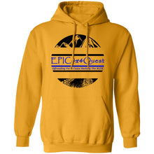 Load image into Gallery viewer, Circle EPIC Mountain Black and Blue G185 Pullover Hoodie 8 oz.