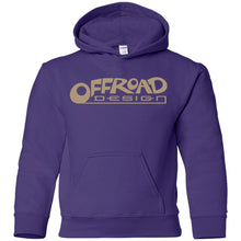 Load image into Gallery viewer, Offroad Design beige logo G185B Gildan Youth Pullover Hoodie
