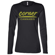 Load image into Gallery viewer, Corner Cannabis B6450 Ladies&#39; Jersey LS Missy Fit