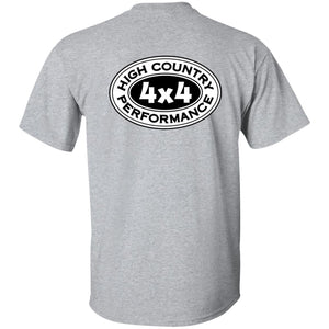 HCP4x4 black & white logo 2-sided print G200B Gildan Youth Ultra Cotton T-Shirt