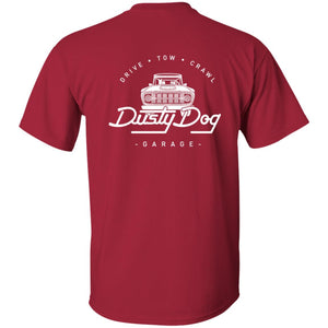 Dusty Dog white logo 2-sided print G200B Gildan Youth Ultra Cotton T-Shirt