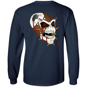 Dark Side Racing 2-sided print w/ skull on back G240 Gildan LS Ultra Cotton T-Shirt