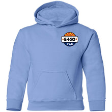 Load image into Gallery viewer, 8450 Fabrication 2-sided print G185B Gildan Youth Pullover Hoodie