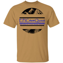 Load image into Gallery viewer, Circle EPIC Mountain Black and Blue G500 5.3 oz. T-Shirt
