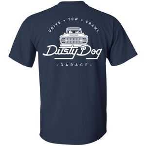 Dusty Dog white logo 2-sided print G200 Gildan Ultra Cotton T-Shirt