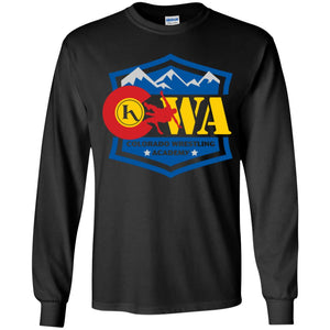 Colorado Wrestling Academy 2-sided print G240B Gildan Youth LS T-Shirt