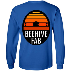 BeehiveFAB 2-sided print G240 Gildan LS Ultra Cotton T-Shirt