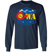 Load image into Gallery viewer, Colorado Wrestling Academy 2-sided print G240 Gildan LS Ultra Cotton T-Shirt