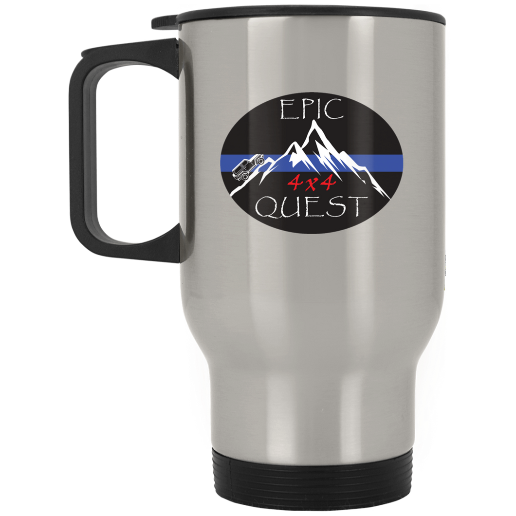 Epic 4x4 Quest XP8400S Silver Stainless Travel Mug