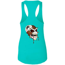 Load image into Gallery viewer, Dark Side Racing 2-sided print NL1533 Next Level Ladies Ideal Racerback Tank