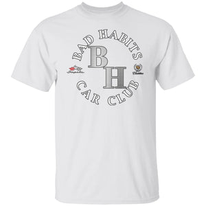 Bad Habits Car Club 2-sided print G500 5.3 oz. T-Shirt