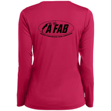 Load image into Gallery viewer, A Fab LST353LS Ladies’ Long Sleeve Performance V-Neck Tee