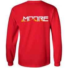 Load image into Gallery viewer, MOORE 2-sided print G240 Gildan LS Ultra Cotton T-Shirt