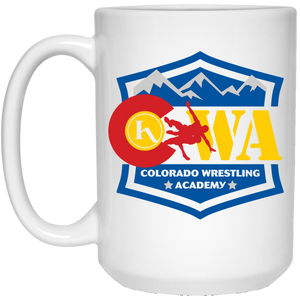 Colorado Wrestling Academy 21504 15 oz. White Mug