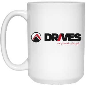 Drives dark logo 21504 15 oz. White Mug