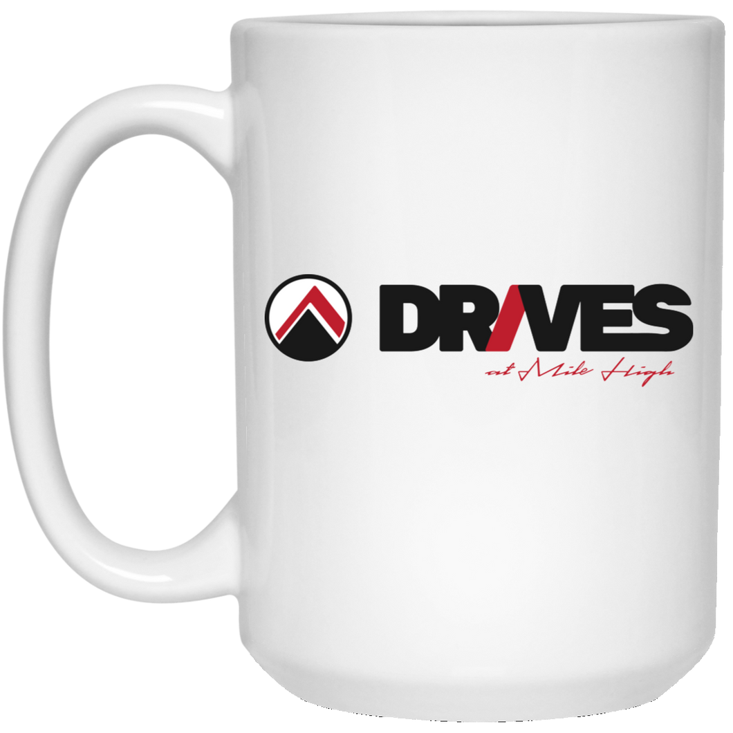 Drives dark logo 21504 15 oz. White Mug