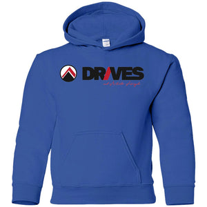 Drives dark logo G185B Gildan Youth Pullover Hoodie